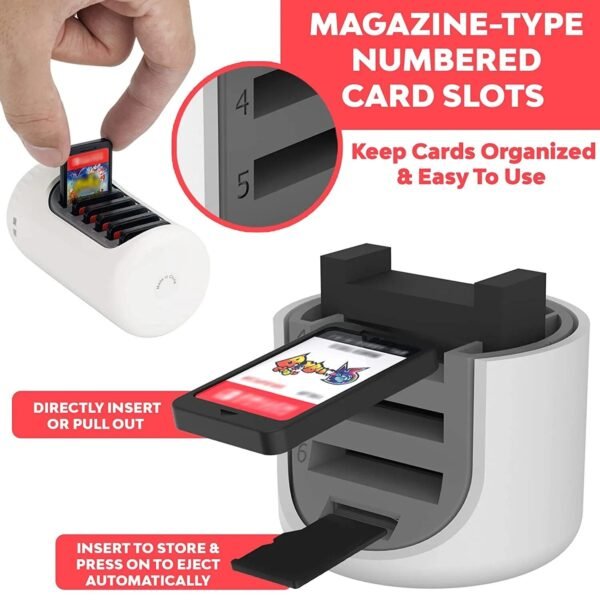 05411c797bbf16fdbf3f138151c522c447d878c5 Rotating Memory Card Holder Organizer