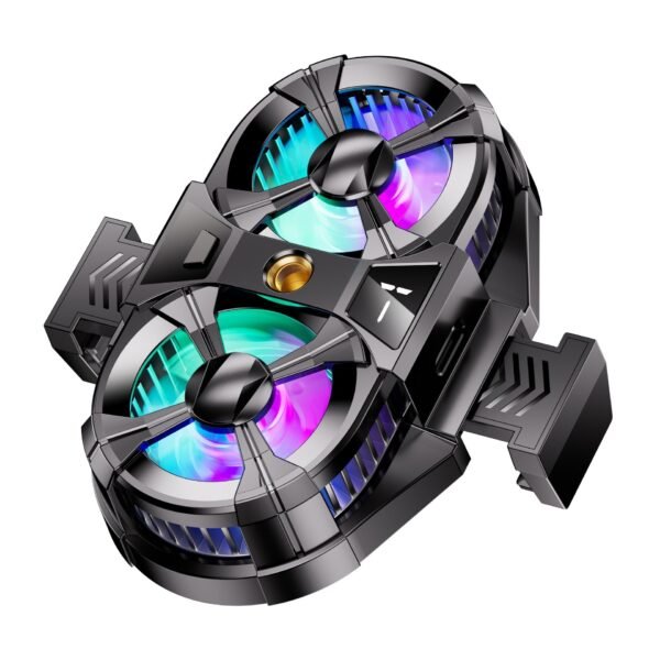 1c434d00df7d582e7ea110dd96183b1c6cb27836 Game Master Dual Fan Phone Cooler