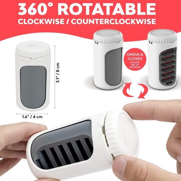 62e98679a9f1ab6dfecbb630267a14e6a0fe8b71 Rotating Memory Card Holder Organizer