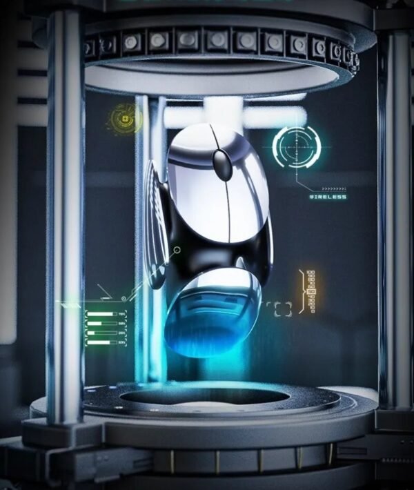 7a2f56fdf56a5214c768346a99f125622c4d4614 Aluminum Space Ship Wireless Gaming Mouse