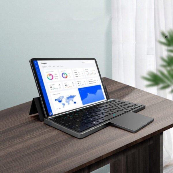 82c714b8fbb8a2ad47110ad6a86b030506fa9680-1 Tablet Holder Wireless Practical Touchpad Portable Keyboard