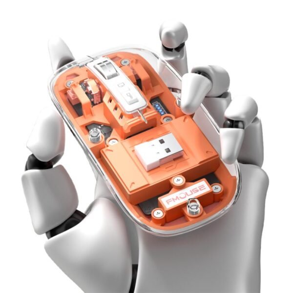 d57eb6ca742da2927b2c7d595dda159bfd3cdfa3-1 Silent Transparent Clear Click Wireless Mouse