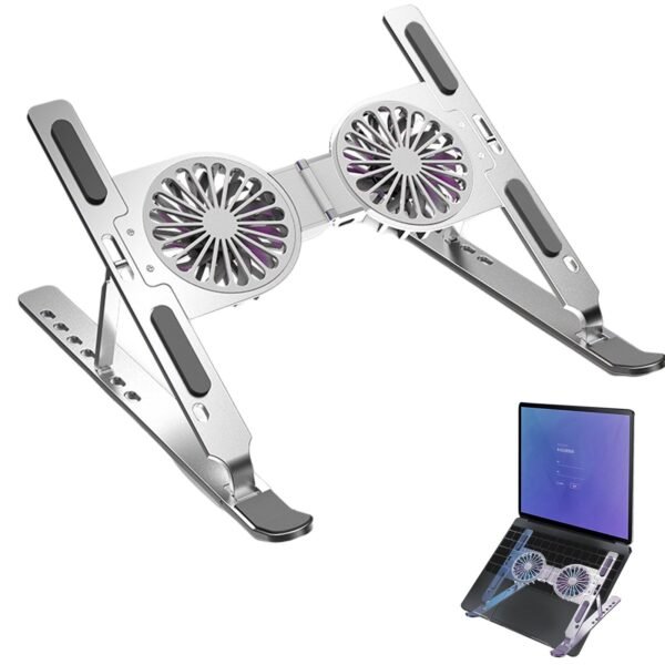 fcdcd1a25f1a16fb58108cd0f5b677d4e5f60d34-1 Foldable Dual Fan Laptop Cooler Stand